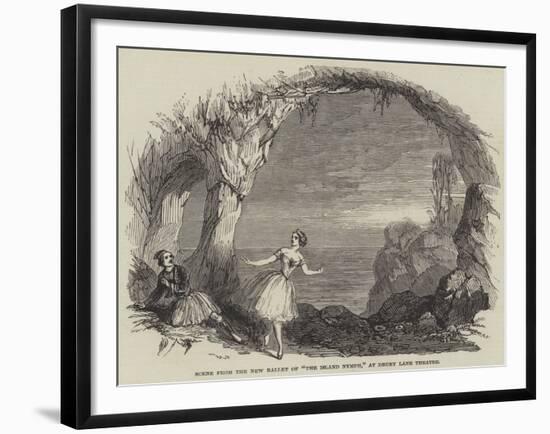 Scene from the New Ballet of The Island Nymph, at Drury Lane Theatre-null-Framed Giclee Print