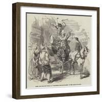 Scene from the New Drama of Belphegor, the Mountebank, at the Adelphi Theatre-null-Framed Giclee Print