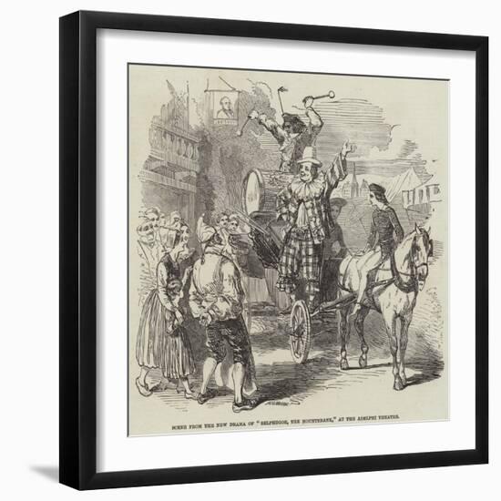Scene from the New Drama of Belphegor, the Mountebank, at the Adelphi Theatre-null-Framed Giclee Print