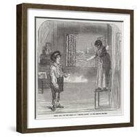 Scene from the New Drama of Helping Hands, at the Adelphi Theatre-null-Framed Giclee Print