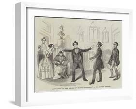 Scene from the New Drama of Martin Chuzzlewit, at the Lyceum Theatre-null-Framed Giclee Print