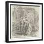 Scene from the New Drama of The Hope of the Family, at the Haymarket Theatre-null-Framed Giclee Print