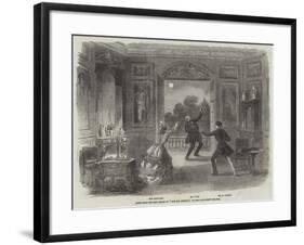 Scene from the New Drama of The Old Chateau, at the Haymarket Theatre-null-Framed Giclee Print