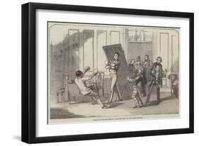 Scene from the New Farce of The Slow Man, at the Adelphi Theatre-null-Framed Giclee Print