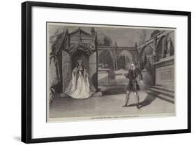 Scene from the New Opera Almina, at Her Majesty's Theatre-null-Framed Giclee Print