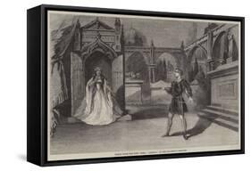 Scene from the New Opera Almina, at Her Majesty's Theatre-null-Framed Stretched Canvas