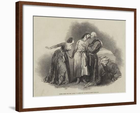 Scene from the New Opera I Lombardi, at Her Majesty's Theatre-null-Framed Giclee Print