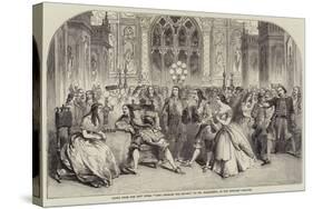 Scene from the New Opera King Charles the Second, by Mr Macfarren, at the Princess' Theatre-null-Stretched Canvas