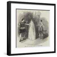 Scene from the New Opera of Leoline, at the Princess' Theatre-null-Framed Giclee Print