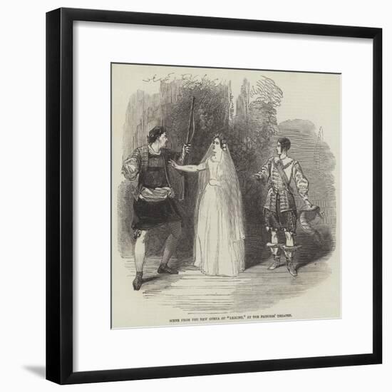 Scene from the New Opera of Leoline, at the Princess' Theatre-null-Framed Giclee Print