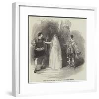 Scene from the New Opera of Leoline, at the Princess' Theatre-null-Framed Giclee Print