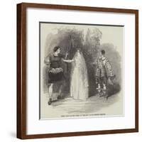 Scene from the New Opera of Leoline, at the Princess' Theatre-null-Framed Giclee Print