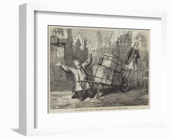 Scene from the New Opera of The Porter of Havre, at the Princess's Theatre-David Henry Friston-Framed Giclee Print