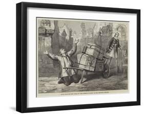 Scene from the New Opera of The Porter of Havre, at the Princess's Theatre-David Henry Friston-Framed Giclee Print