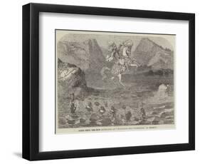 Scene from the New Pantomime of Harlequin and O'Donoghue, at Astley'S-null-Framed Giclee Print