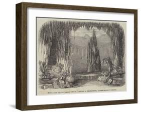 Scene from the New Pantomime of The Key of the Kingdom, at the Princess' Theatre-null-Framed Giclee Print