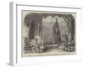 Scene from the New Pantomime of The Key of the Kingdom, at the Princess' Theatre-null-Framed Giclee Print