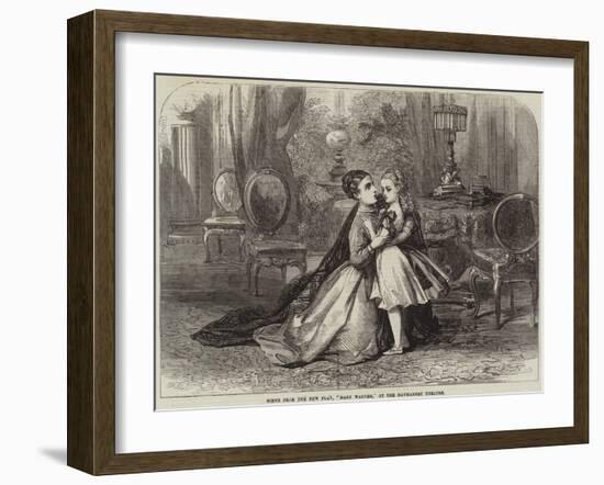 Scene from the New Play, Mary Warner, at the Haymarket Theatre-David Henry Friston-Framed Giclee Print
