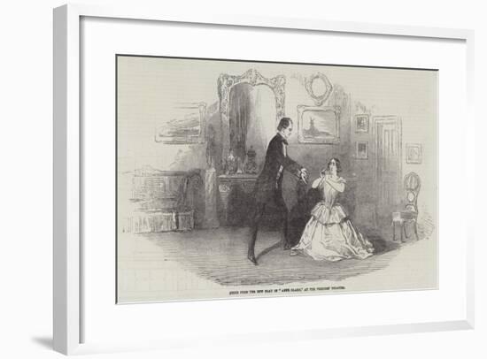 Scene from the New Play of Anne Blake, at the Princess' Theatre-null-Framed Giclee Print