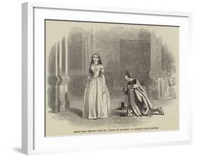 Scene from the New Play of Savile of Haysted, at Sadler's Wells Theatre-null-Framed Giclee Print