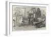 Scene from the New Play of The First Printer, at the Princess' Theatre-null-Framed Giclee Print