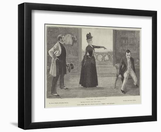 Scene from the New Strand Farcical Comedy, The Balloon-Henry Stephen Ludlow-Framed Giclee Print