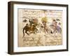 Scene from the only known illustrated manuscript of the poem, the Romance of Varqa and Gulshah-Werner Forman-Framed Giclee Print