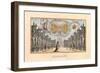 Scene from the opera Il pomo d'oro (The Golden Apple) of A. Cesti to the wedding of Leopold I-null-Framed Giclee Print