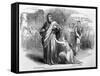 Scene from the Opera "Norma" at Her Majesty's Theatre, London, 1847-null-Framed Stretched Canvas