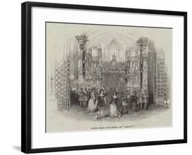 Scene from the Opera of Adelia-null-Framed Giclee Print