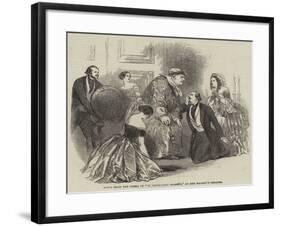 Scene from the Opera of Il Matrimonio Segreto, at Her Majesty's Theatre-null-Framed Giclee Print