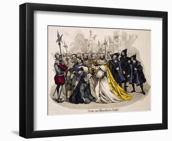 Scene from the Opera the Prophet-Giacomo Meyerbeer-Framed Giclee Print