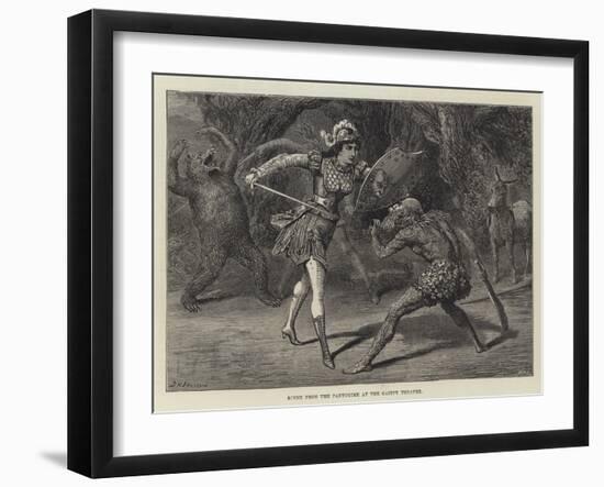 Scene from the Pantomime at the Gaiety Theatre-David Henry Friston-Framed Giclee Print