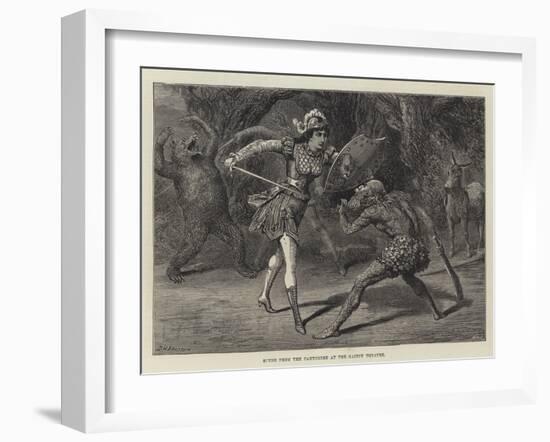 Scene from the Pantomime at the Gaiety Theatre-David Henry Friston-Framed Giclee Print