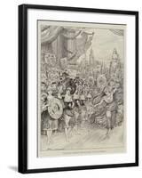 Scene from the Pantomime of The Forty Thieves at Drury-Lane Theatre-Henry Stephen Ludlow-Framed Giclee Print