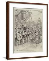 Scene from the Pantomime of The Forty Thieves at Drury-Lane Theatre-Henry Stephen Ludlow-Framed Giclee Print