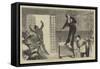 Scene from the Parisian Play Rabagas-null-Framed Stretched Canvas