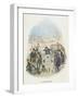 Scene from the Pickwick Papers by Charles Dickens, 1836-Hablot Knight Browne-Framed Giclee Print