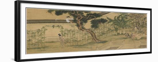 Scene from the Play Romance of the West Chamber, by Wang Shifu, 16th Century-Qiu Ying-Framed Giclee Print