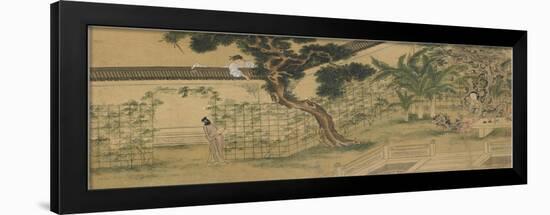 Scene from the Play Romance of the West Chamber, by Wang Shifu, 16th Century-Qiu Ying-Framed Giclee Print