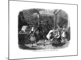 Scene from the Play Sunny Vale Farm, Performed at the Haymarket Theatre, London, 1864-null-Mounted Giclee Print