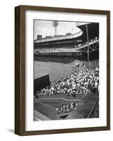 Scene from the Polo Grounds, During the Giant Vs. Dodgers Game-Yale Joel-Framed Photographic Print