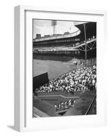 Scene from the Polo Grounds, During the Giant Vs. Dodgers Game-Yale Joel-Framed Photographic Print