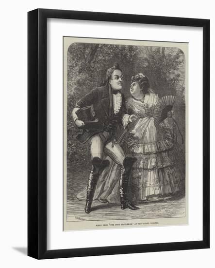 Scene from The Poor Gentleman, at the Strand Theatre-David Henry Friston-Framed Giclee Print