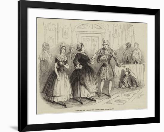 Scene from the Pride of the Market, at the Lyceum Theatre-null-Framed Giclee Print