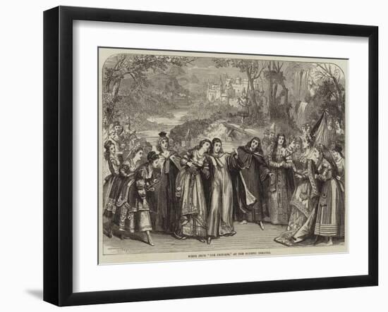 Scene from The Princess, at the Olympic Theatre-David Henry Friston-Framed Giclee Print