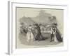 Scene from the Queen of Frogs, at the Lyceum Theatre-null-Framed Giclee Print