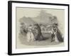 Scene from the Queen of Frogs, at the Lyceum Theatre-null-Framed Giclee Print