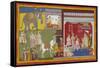 Scene From the Ramayana-null-Framed Stretched Canvas