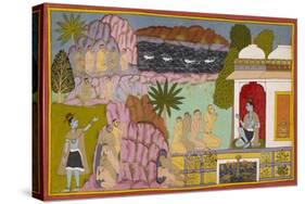 Scene From the Ramayana-null-Stretched Canvas